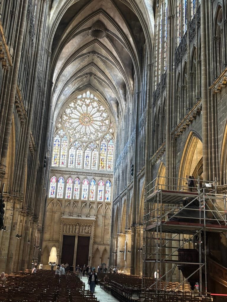 Glas Mosaik in der Kathedrale von Metz