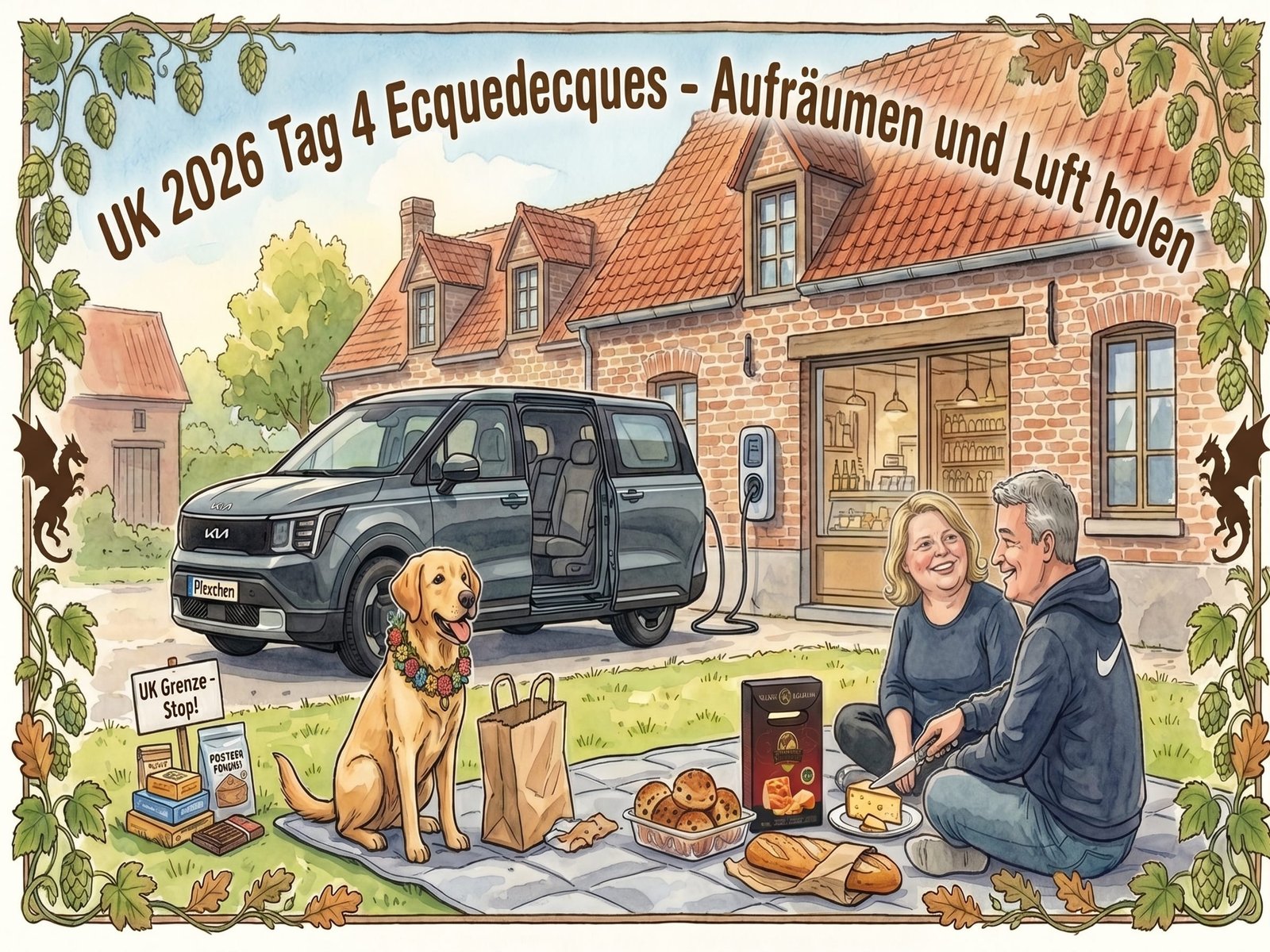 UK 2026 Tag 4 Ecquedecques – Aufräumen und Luft holen