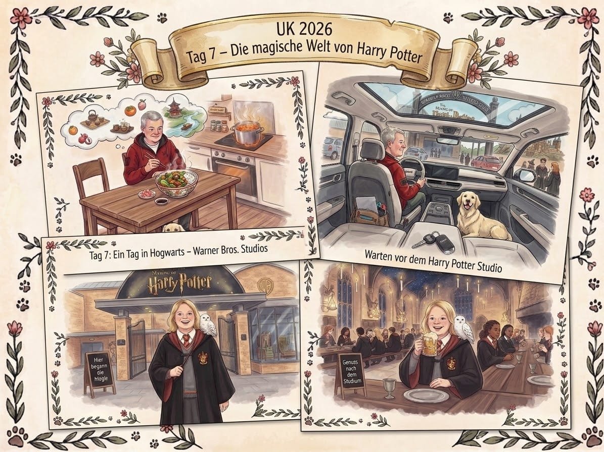 UK 2026 Tag 7 London – Die magische Welt von Harry Potter