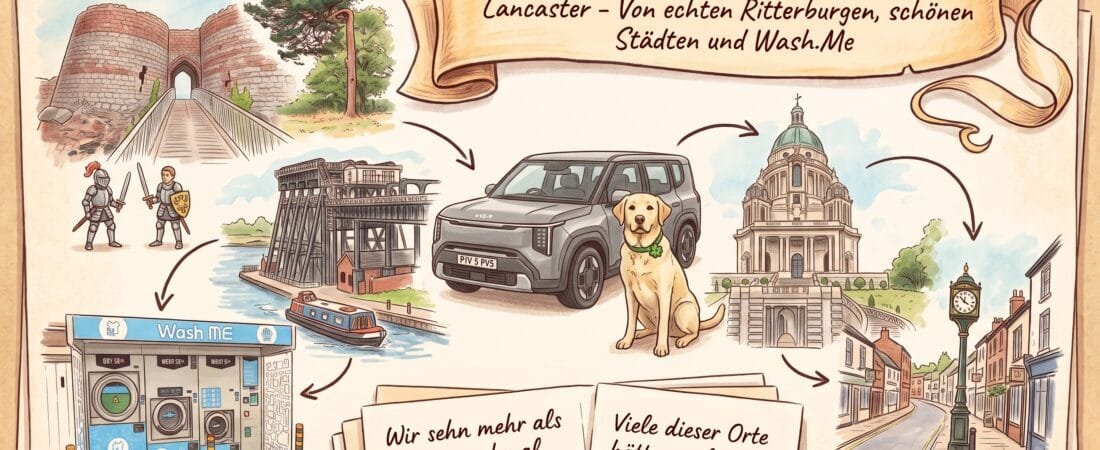 UK 2026 Tag 18 Lancaster – Von echten Ritterburgen, schönen Städten und Wash.Me