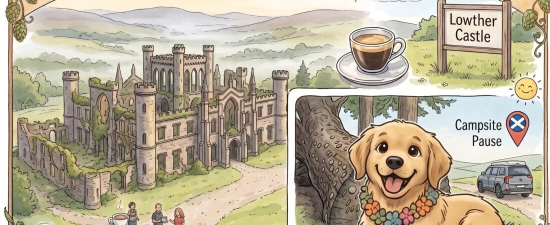 UK 2026 Tag 19 Schottland: Lowther Castle und viel Strecke
