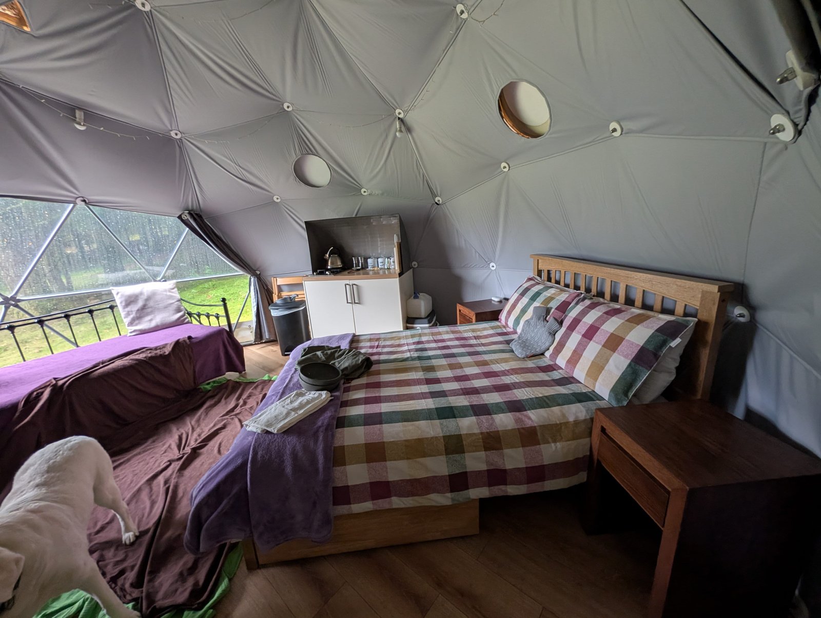 UK 2026 Tag 21 Loch Ness Unser Camp von Innen