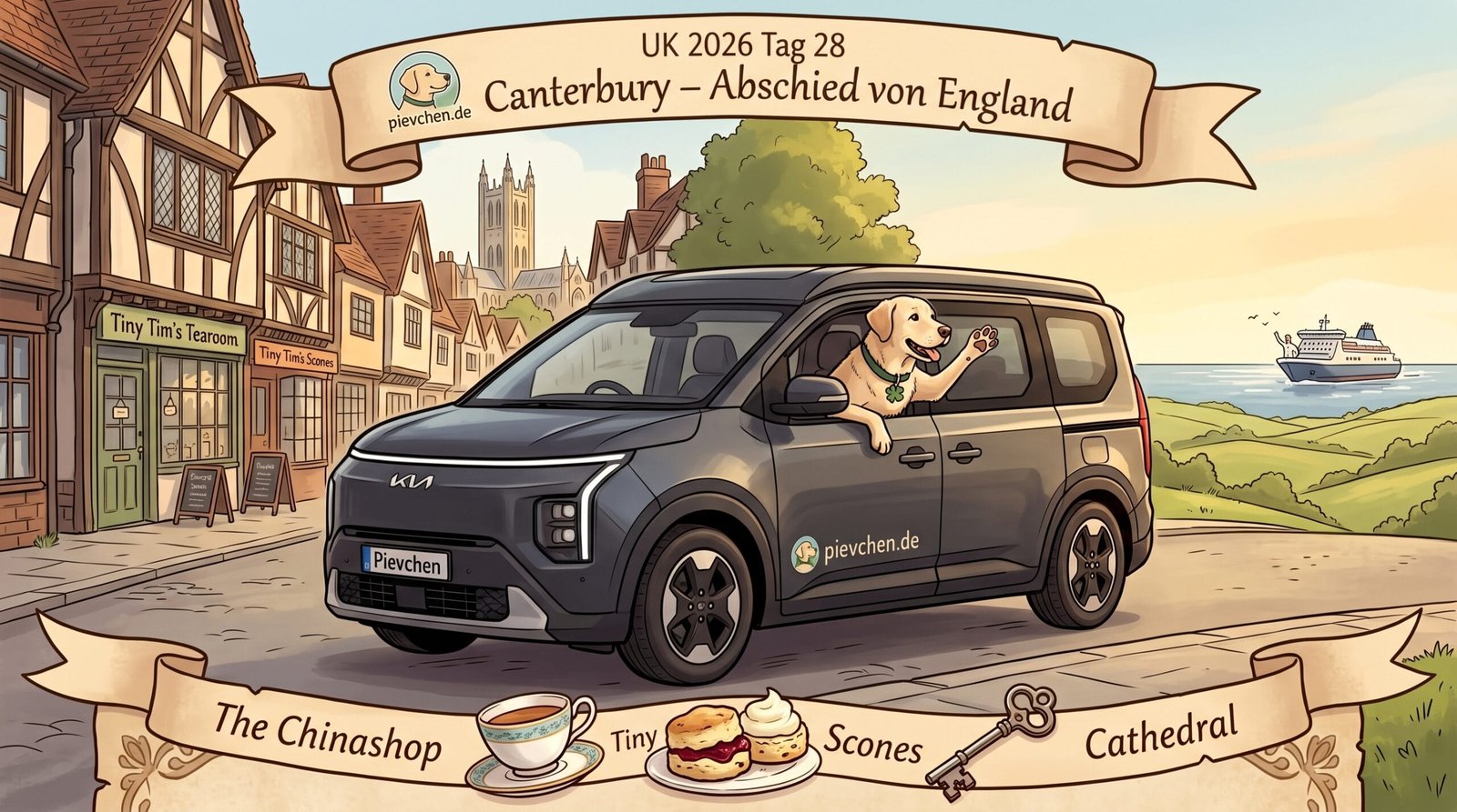 UK 2026 Tag 29 Canterbury – Läden-Bummel, Scones & Kathedralen-Dilemma