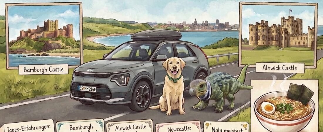 UK 2026 Tag 26 Newcastle upon Tyne – endlich wieder Harry Potter, Burgen und Strand