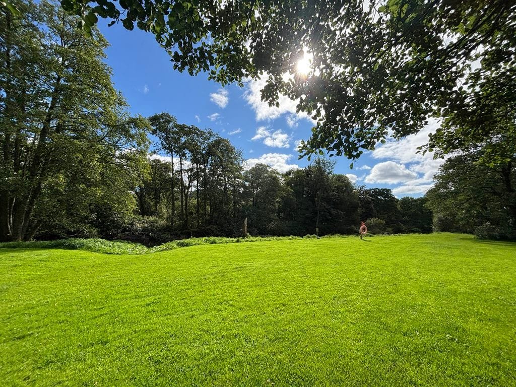 UK 2026 Tag 20 Glasgow Hundewiese auf dem Campingplatz