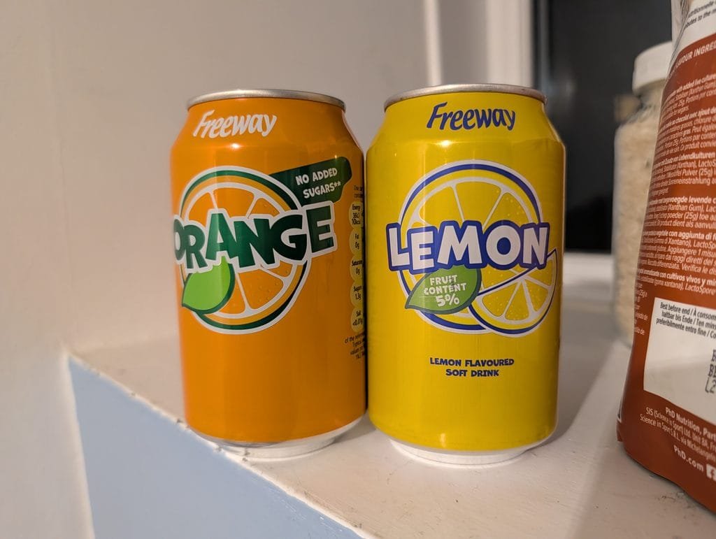 UK 2026 Tag 13 Perranporth echter Saft in Limonade Vorderseite