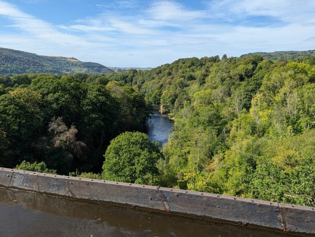 UK 2026 Tag 17 Wrexham Aussicht vom Aquädukt