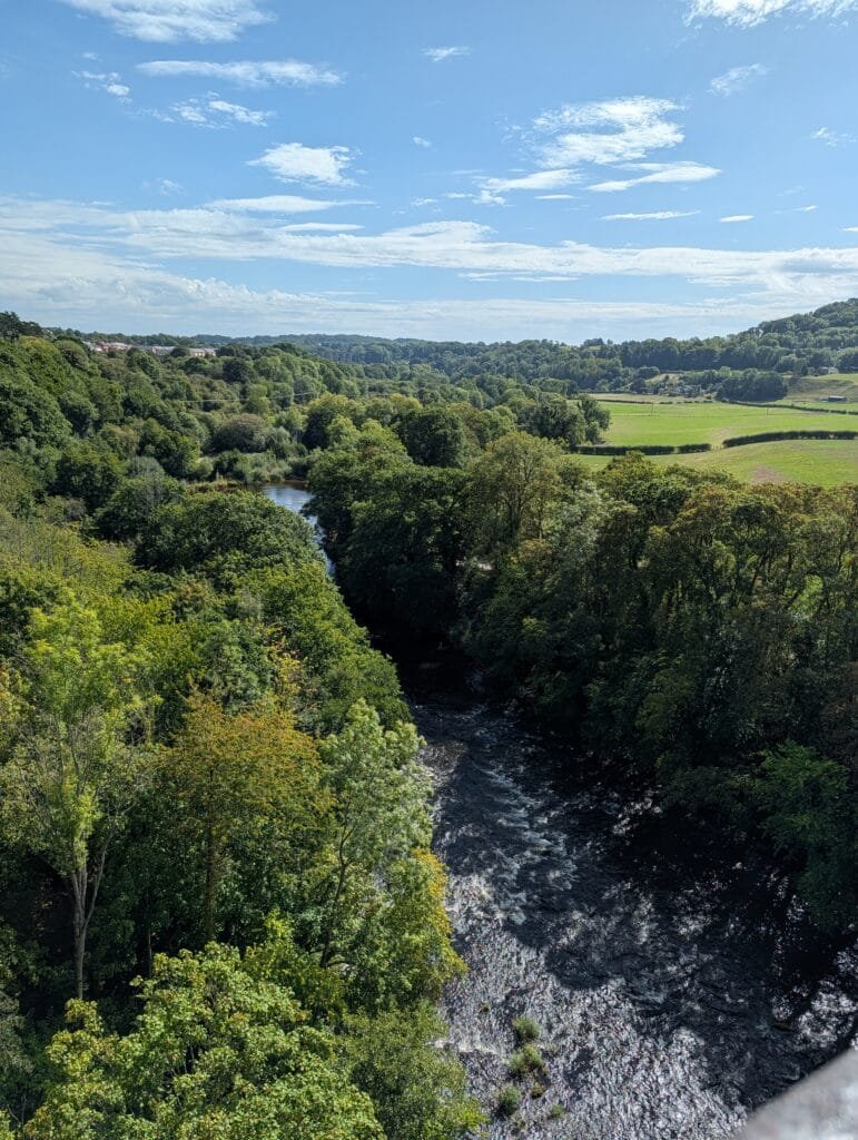 UK 2026 Tag 17 Wrexham Aussicht vom Aquädukt 2
