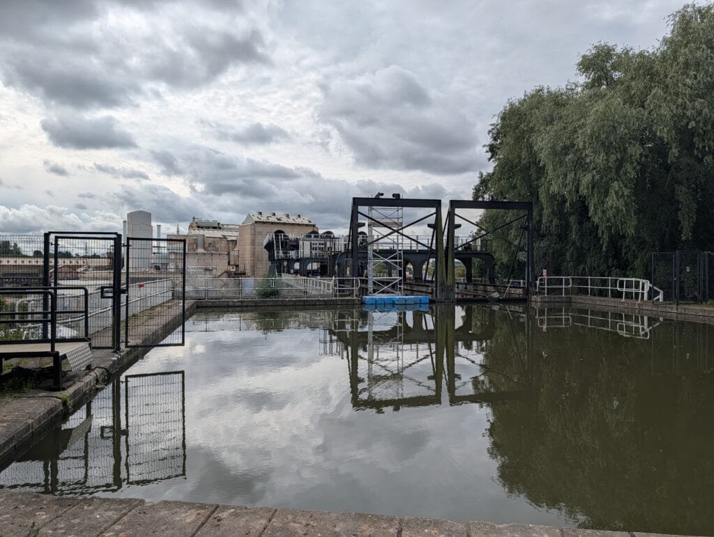UK 2026 Tag 18 Lancaster Anderton Boat Lift von oben