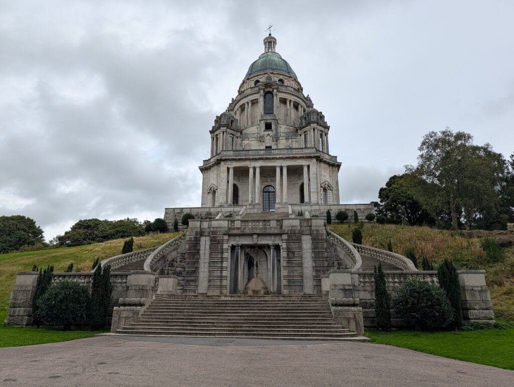 UK 2026 Tag 18 Lancaster Ashton Memorial Das Taj Mahal des Nordens