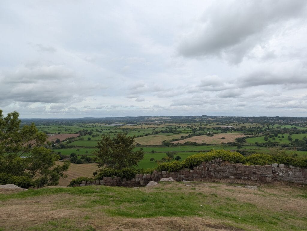 UK 2026 Tag 18 Lancaster Beestone Castle Blick in eine neue Richtung