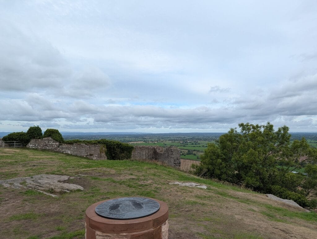 UK 2026 Tag 18 Lancaster Beestone Castle mit Zentrum Ausblick