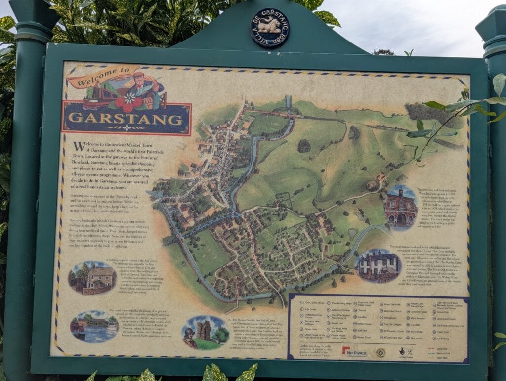 UK 2026 Tag 18 Lancaster Garstang City Sign