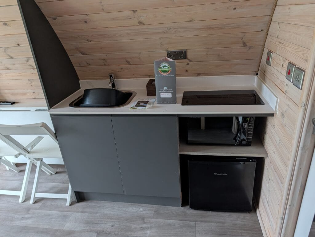 UK 2026 Tag 18 Lancaster Glamping Erlebnis Küche