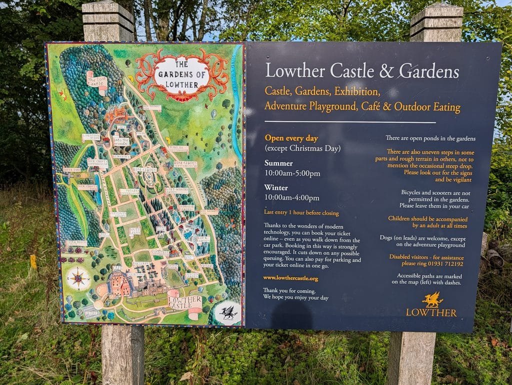 UK 2026 Tag 19 Schottland Lowther Castle Informationen