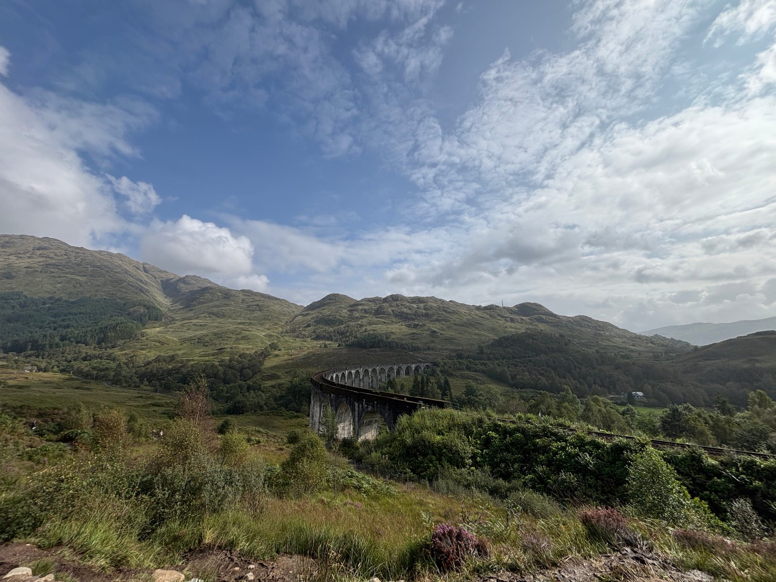 UK 2026 Tag 22 Loch Ness – das Harry Potter Glenfinnan Viadukt Weitblick
