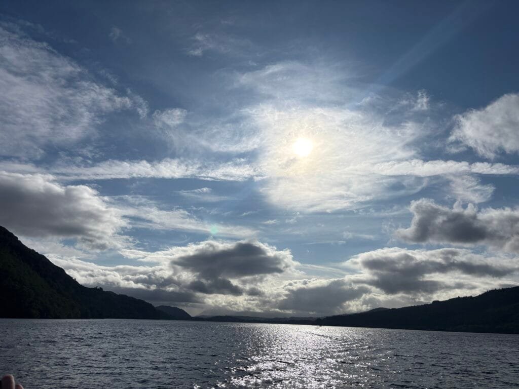 UK 2026 Tag 23 Loch Ness Schifffahrt auf Loch Ness Sonnenuntergang