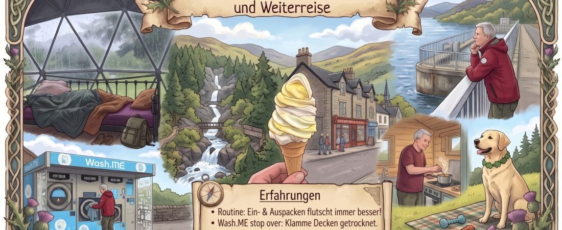 UK 2026 Tag 24 Abschied von Loch Ness und Weiterreise