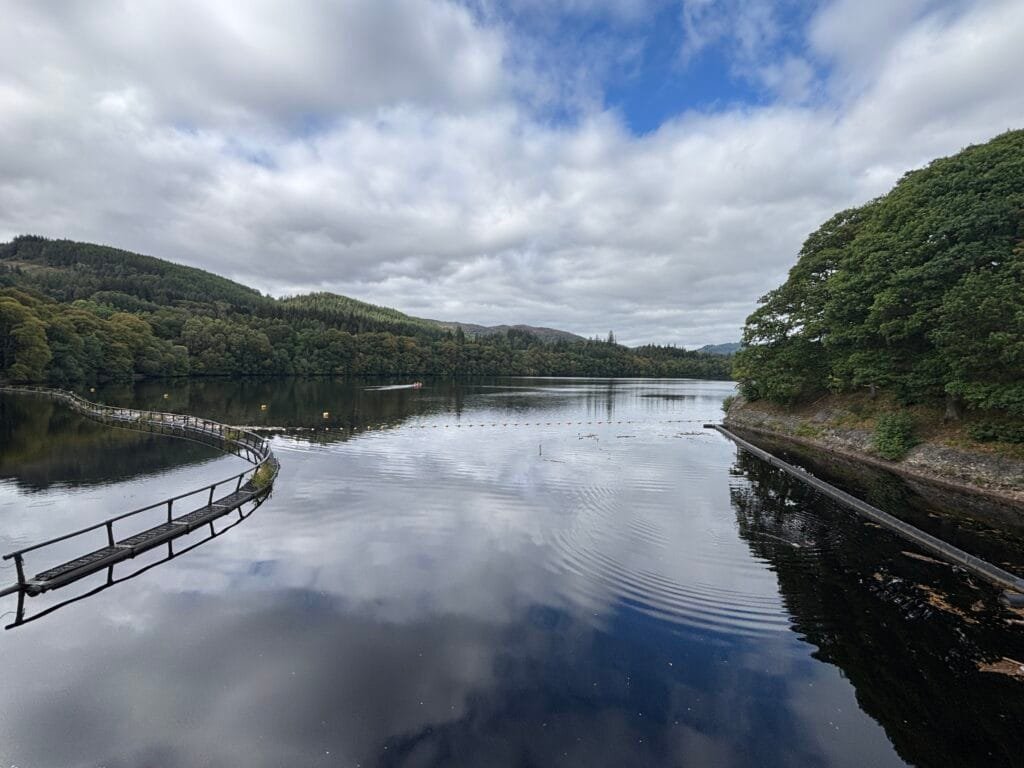 UK 2026 Tag 24 Blick von Pitlochry Dam 2
