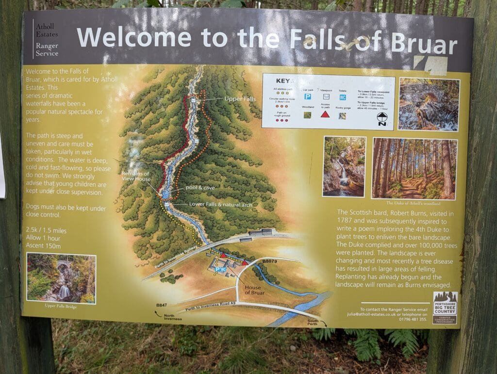 UK 2026 Tag 24 Falls of Bruar