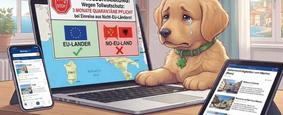 Reiseplanung im Chaos: Wenn die Realität den Traum platzen lässt